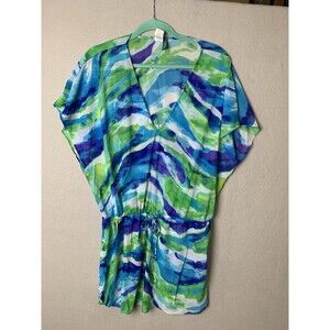 Lauren Ralph Lauren Swimsuit Cover Up Dress Large Vacation Cruise Resort Sheer